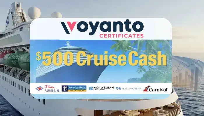 Cruise ship with savings concept